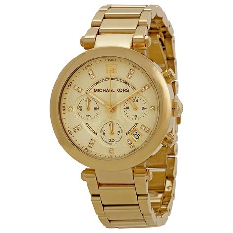 michael kors champagne dial